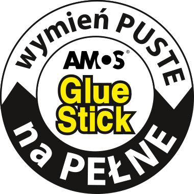 Wymień puste na pełne AMOS Glue Stick